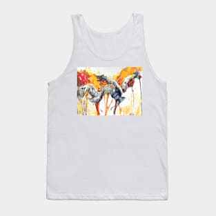 Dance of the Sandhill Cranes Tank Top